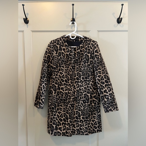 Zara Animal Print Shift Jacket - Picture 3 of 6